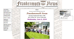 Desktop Screenshot of frankenmuthnews.com